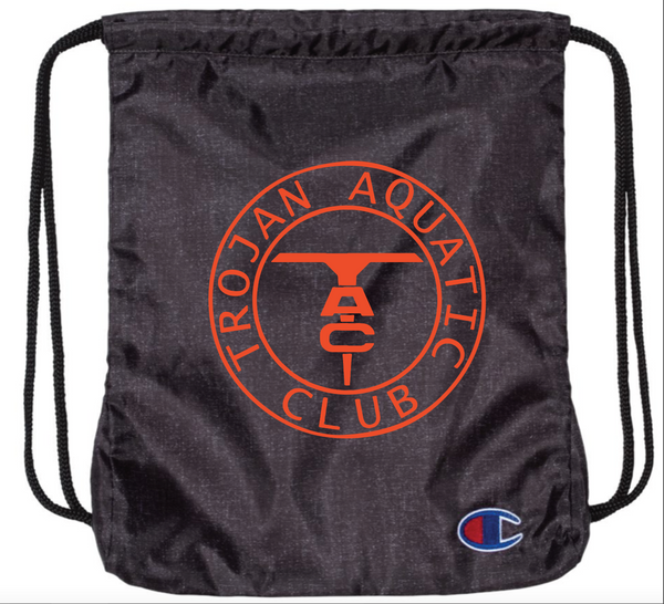 Black Champion  Carry Sack with Orange TAC Logo