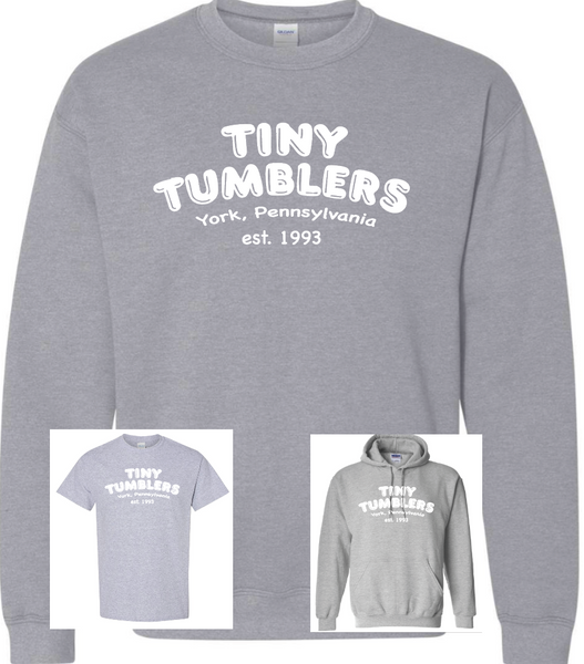 Tiny Tumblers Sport Gray Apparel