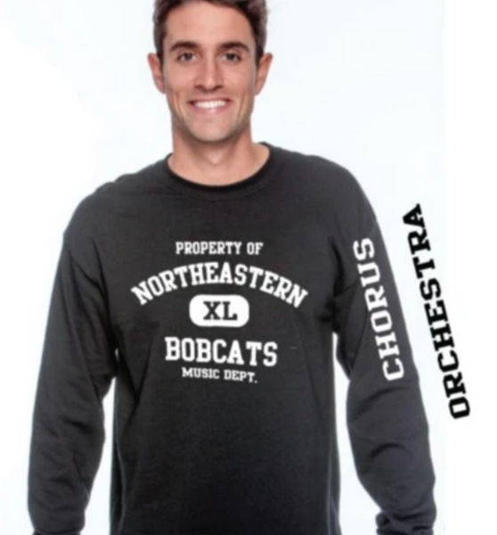 #006 Long Sleeve - "PROPERTY OF" Music Dept. Logo