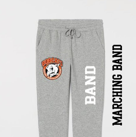 #8 Sweat Pants - "Round Bobcat" Music Dept. Logo