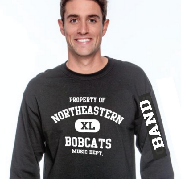 #0065 Long Sleeve - "PROPERTY OF" Music Dept. Logo BAND VERSION
