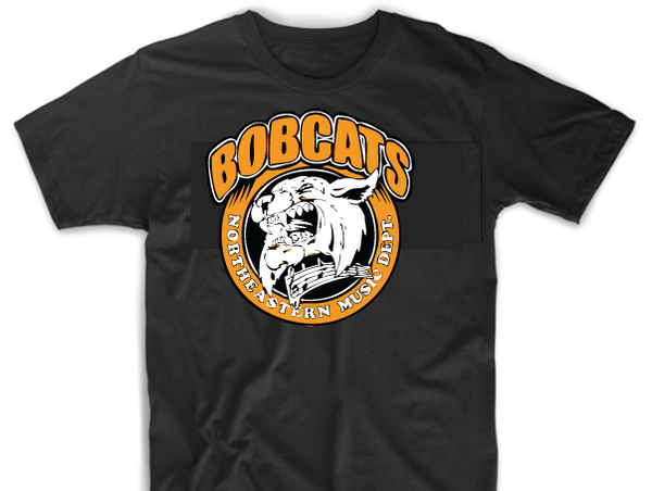 #007 T-Shirt - "Round Bobcat” Music Department Logo