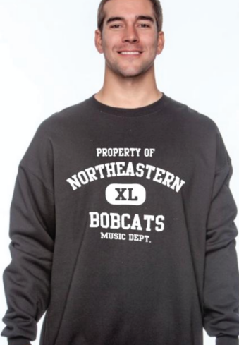 #05 Crew Neck Sweatshirt -"PROPERTY OF" Music Dept. Logo