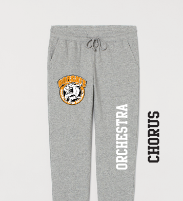 #9 Sweat Pants - "Round Bobcat" Music Department Logo